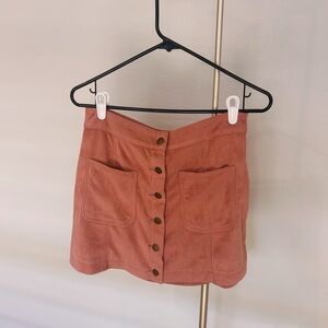 Altar’d State Pink Mini Skirt